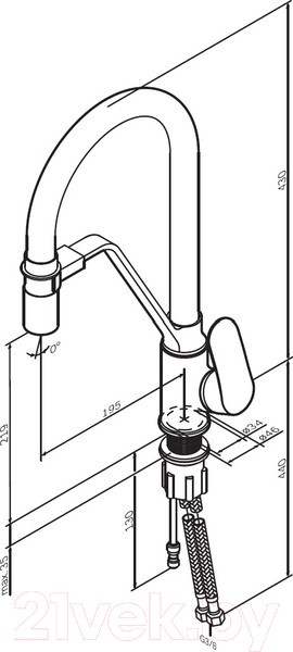 Смеситель AM.PM Like F8007822 Смеситель AM.PM Like F8007822