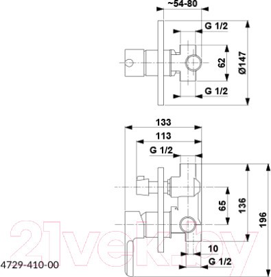 Смеситель Armatura Angelit 4729-410-40 Смеситель Armatura Angelit 4729-410-40