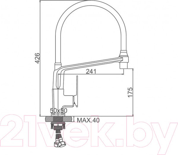 Смеситель Ledeme L4078U-12 (графит) Смеситель Ledeme L4078U-12 (графит)
