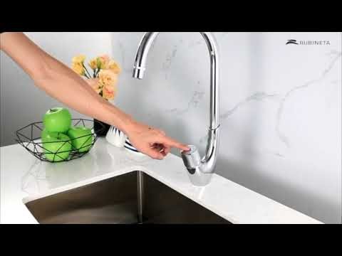 Смеситель Rubineta Swan-33(BK) Смеситель Rubineta Swan-33(BK)