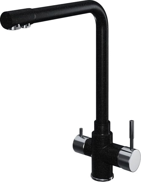 Смеситель Polygran Вега (черный) Смеситель Polygran Вега (черный)