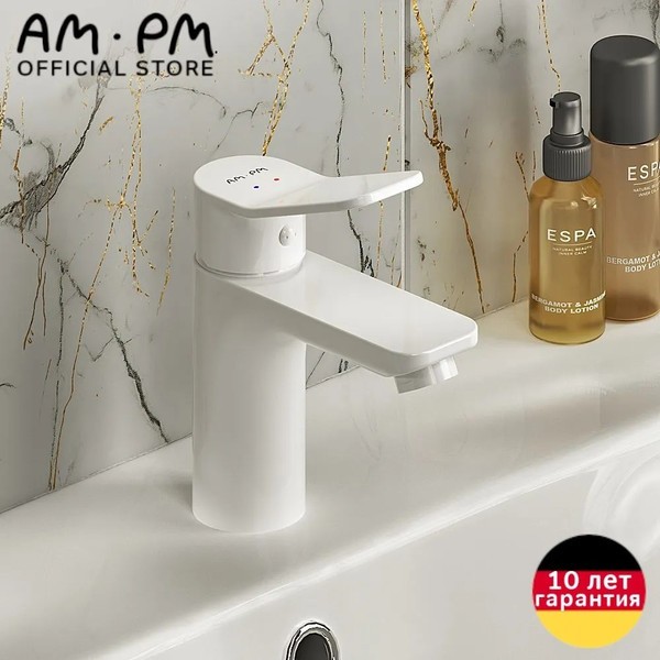 Смеситель AM.PM F88A02133 (белый) Смеситель AM.PM F88A02133 (белый)