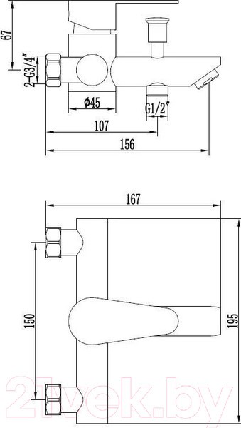 Смеситель Esko Orlando OL 54 Смеситель Esko Orlando OL 54