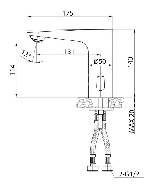 Смеситель для умывальника Iddis Pulse PULSBS3i86 Смеситель для умывальника Iddis Pulse PULSBS3i86