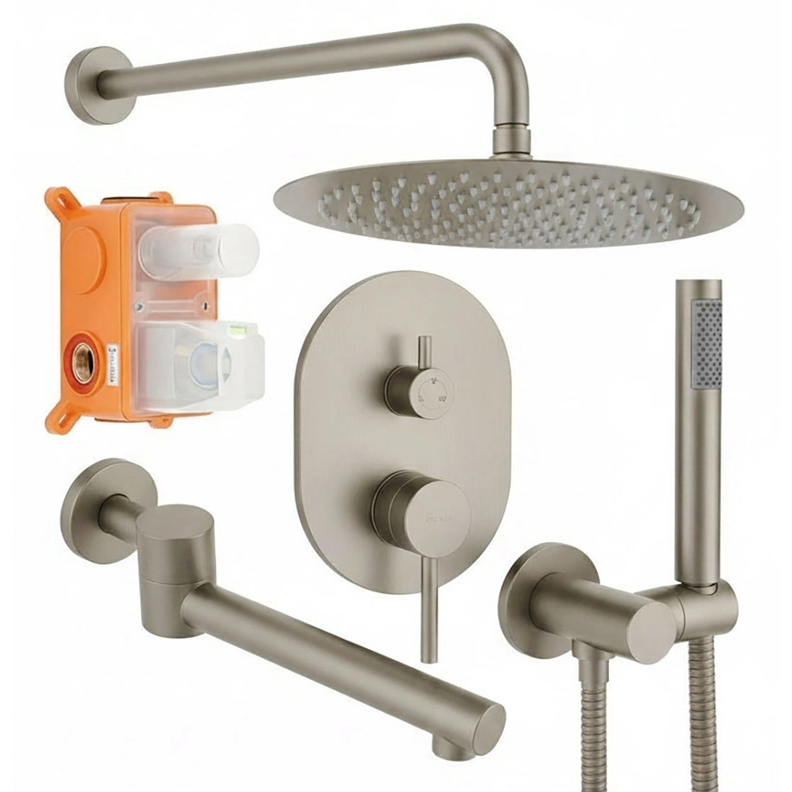 Душевая система скрытого монтажа Roxen Santi 50014000-BN Душевая система скрытого монтажа Roxen Santi 50014000-BN