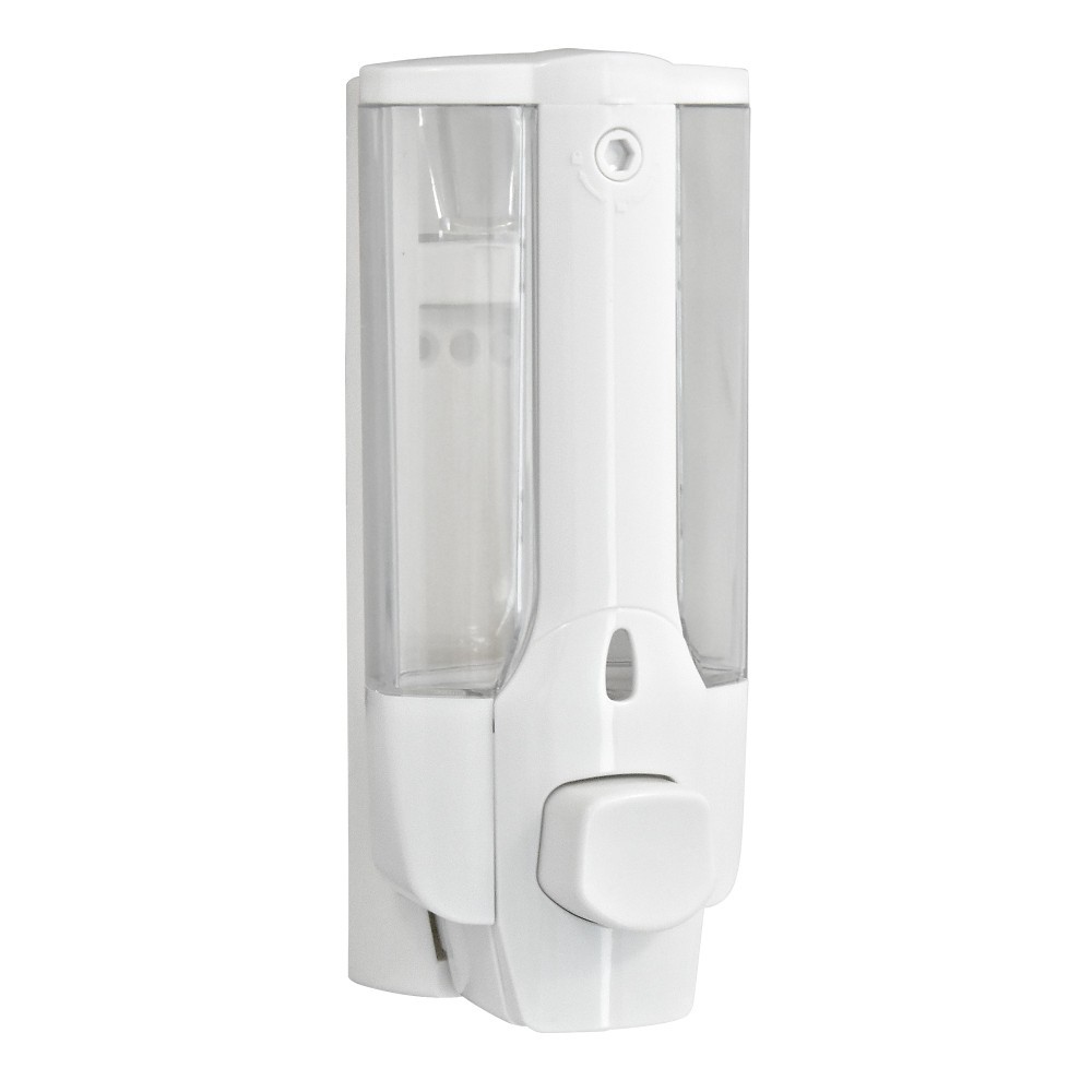 Дозатор для жидкого мыла Solinne 1628, пластик, белый (380 мл) Дозатор для жидкого мыла Solinne 1628, пластик, белый (380 мл)