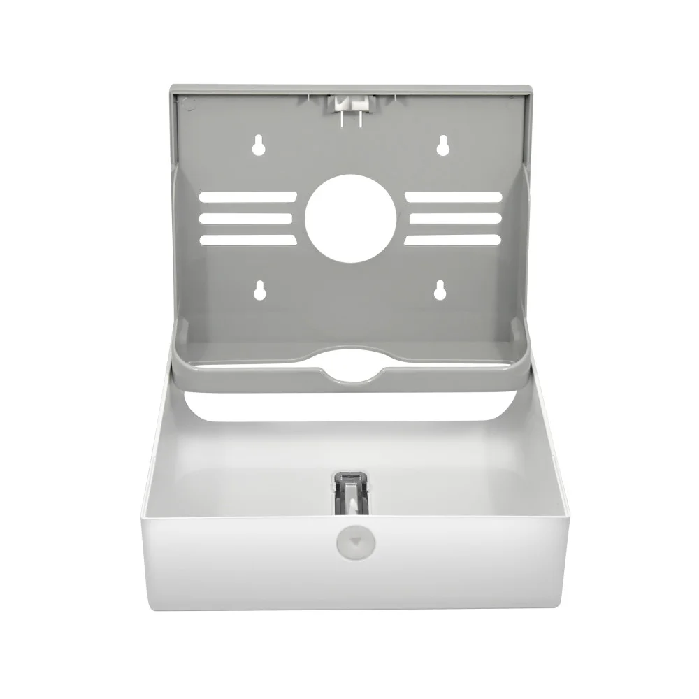 Диспенсер для бумажных полотенец Puff-5130, пластик, белый Диспенсер для бумажных полотенец Puff-5130, пластик, белый