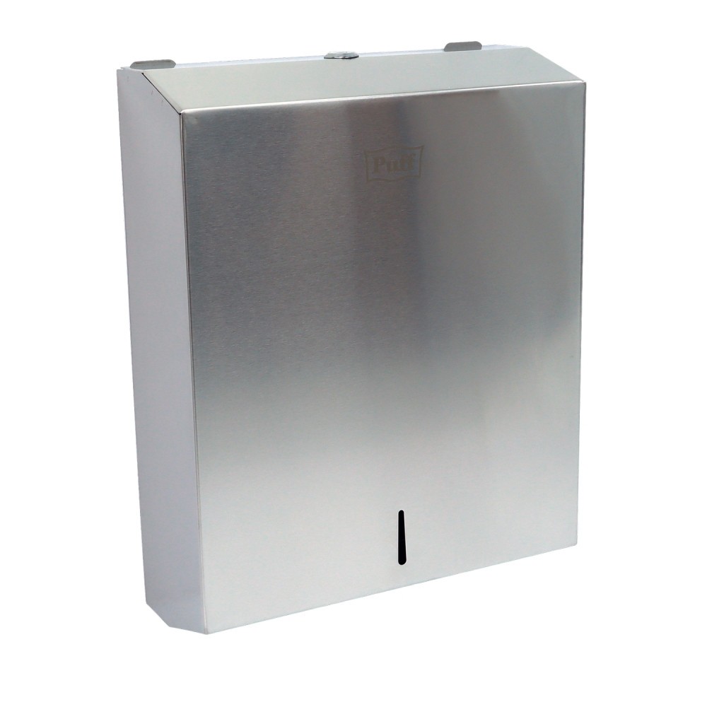 Диспенсер для бумажных полотенец Puff-5615, нержавейка, матовый Диспенсер для бумажных полотенец Puff-5615, нержавейка, матовый