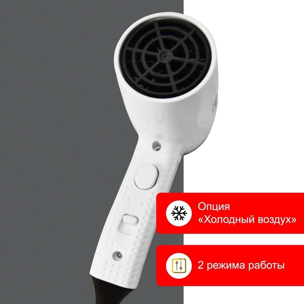 Фен настенный для волос Puff-1202B Фен настенный для волос Puff-1202B