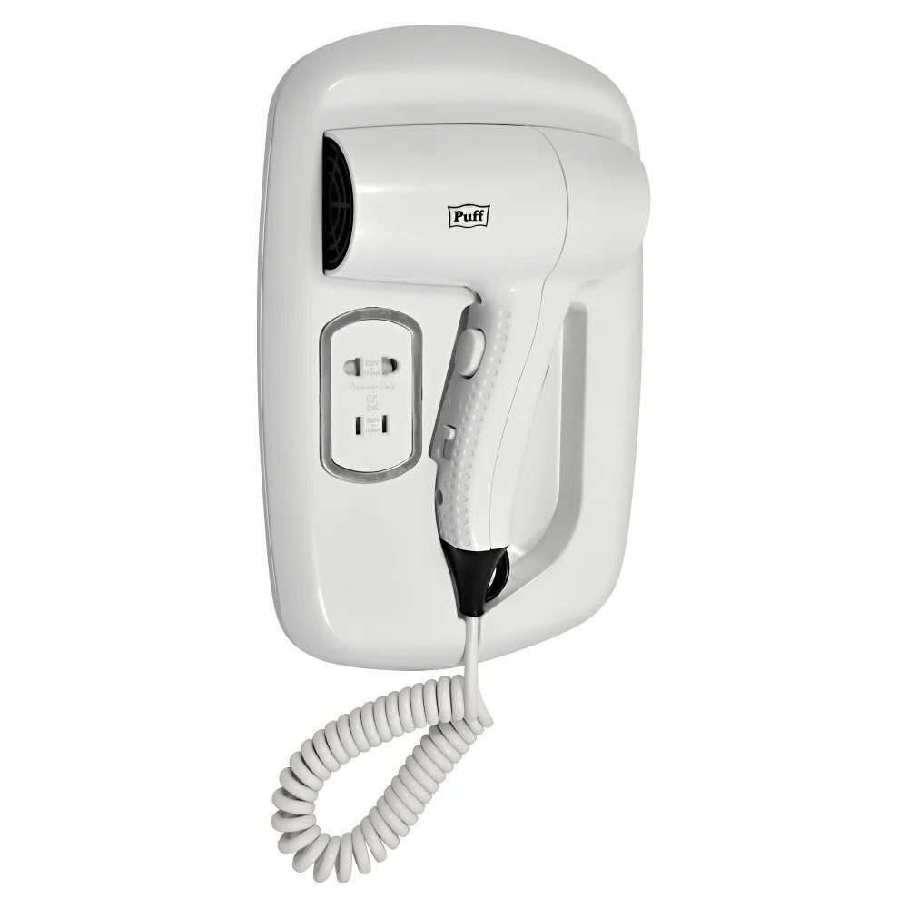 Фен настенный для волос Puff-1203B Фен настенный для волос Puff-1203B