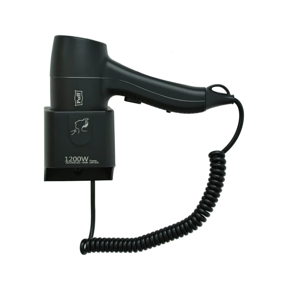 Фен настенный для волос Puff-1205Bl Фен настенный для волос Puff-1205Bl