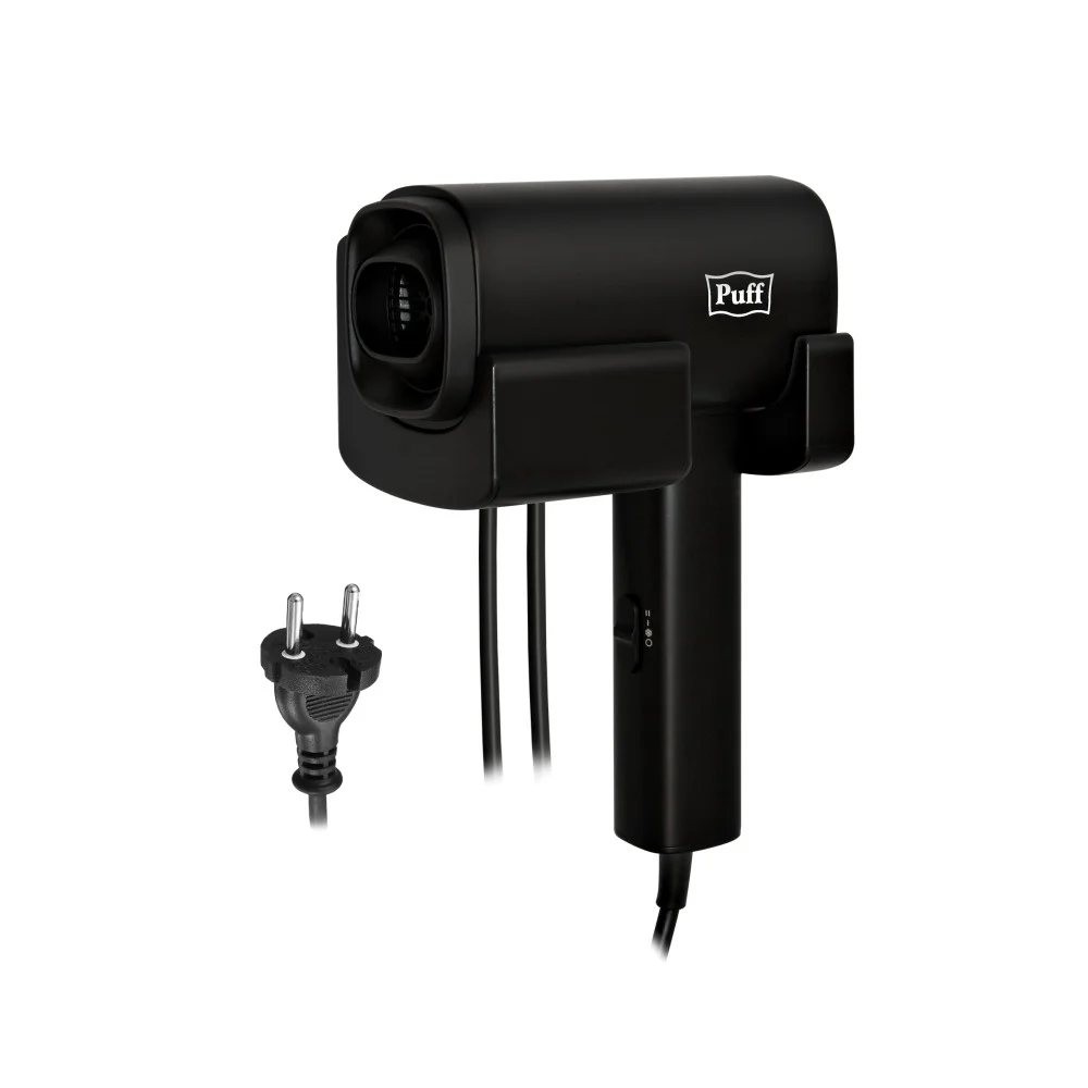 Фен настенный для волос Puff-1601Bl Фен настенный для волос Puff-1601Bl