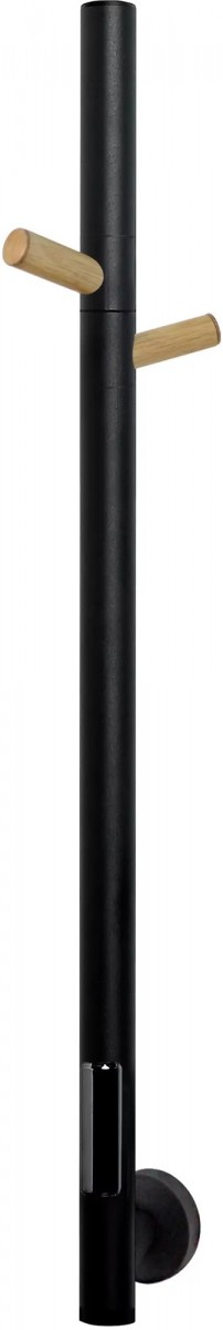 Полотенцесушитель электрический Gloss&Reiter ENKEL.E2.L.15х75.H2 Таймер, чёрный/дерево Полотенцесушитель электрический Gloss&Reiter ENKEL.E2.L.15х75.H2 Таймер, чёрный/дерево