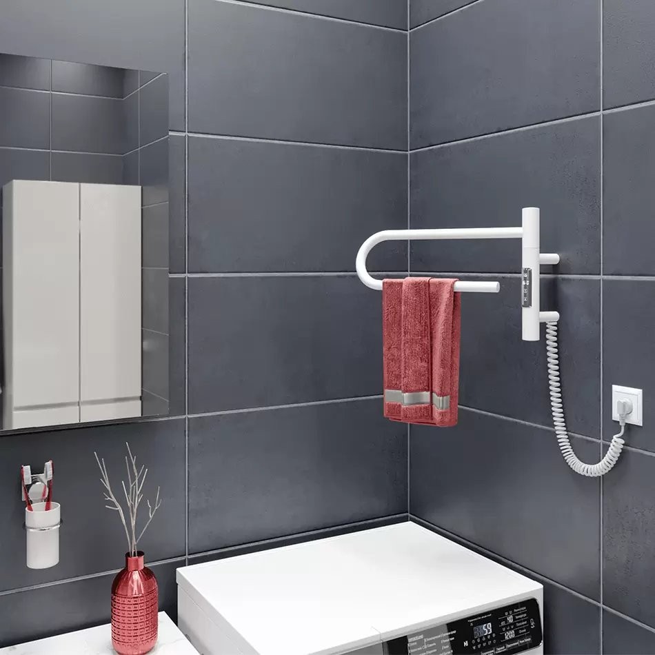 Полотенцесушитель электрический Gloss&Reiter Smart E2.L.39x25.R1.Myap White.CM1. белый Полотенцесушитель электрический Gloss&Reiter Smart E2.L.39x25.R1.Myap White.CM1. белый