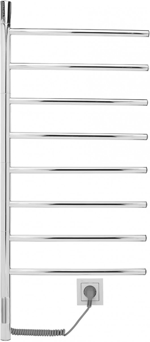 Полотенцесушитель электрический Gloss&Reiter Ti#1 E2.L.43х100.F8 (timer) хром Полотенцесушитель электрический Gloss&Reiter Ti#1 E2.L.43х100.F8 (timer) хром