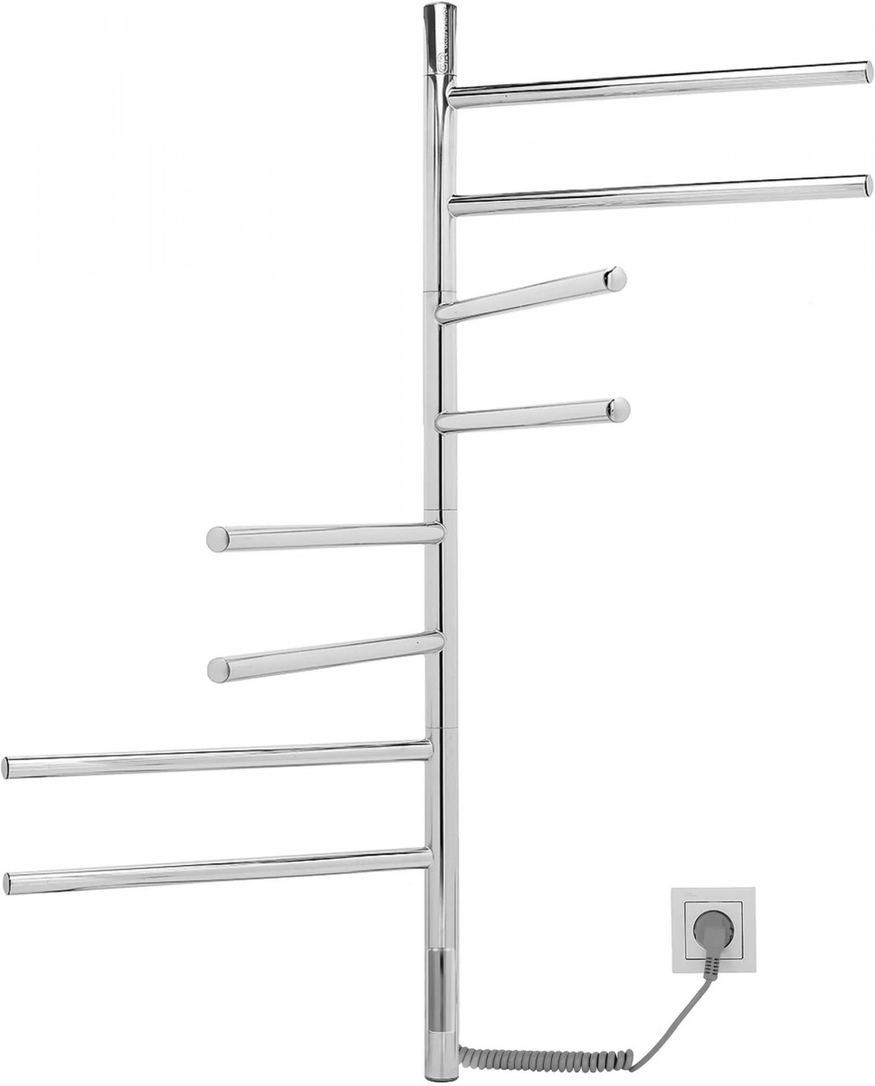 Полотенцесушитель электрический Gloss&Reiter Ti#1 E2.L.43х100.F8 (timer) хром Полотенцесушитель электрический Gloss&Reiter Ti#1 E2.L.43х100.F8 (timer) хром