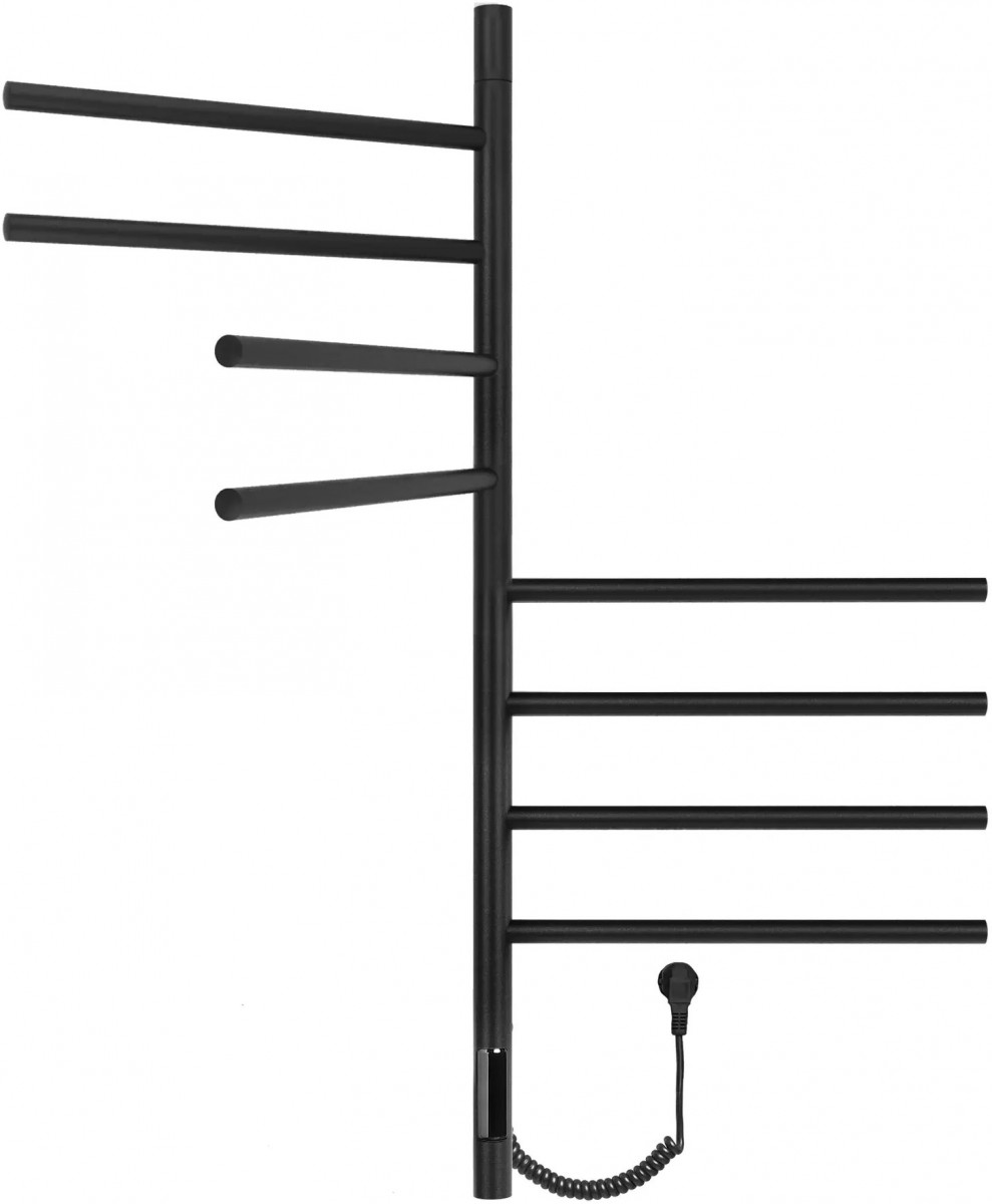 Полотенцесушитель электрический Gloss&Reiter Ti#1 E2.L.43х100.F8 (timer) Муар black черный муар Полотенцесушитель электрический Gloss&Reiter Ti#1 E2.L.43х100.F8 (timer) Муар black черный муар