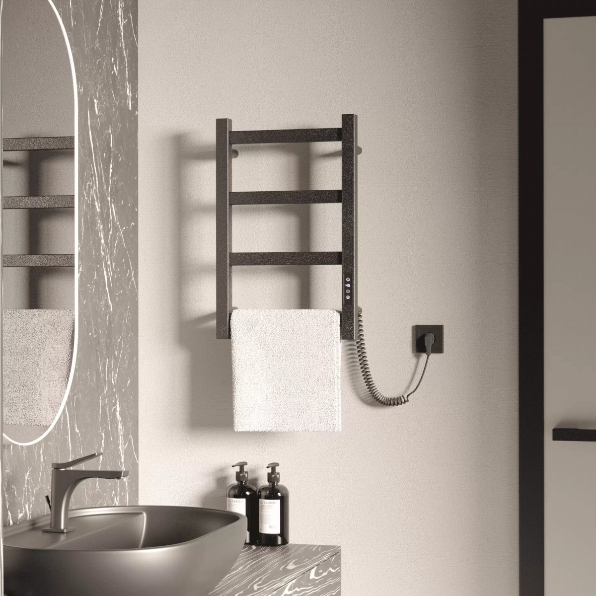 Полотенцесушитель электрический Gloss&Reiter Э2.Л.30x50.P4(П) Pro-line (Таймер) МУАР B Полотенцесушитель электрический Gloss&Reiter Э2.Л.30x50.P4(П) Pro-line (Таймер) МУАР B