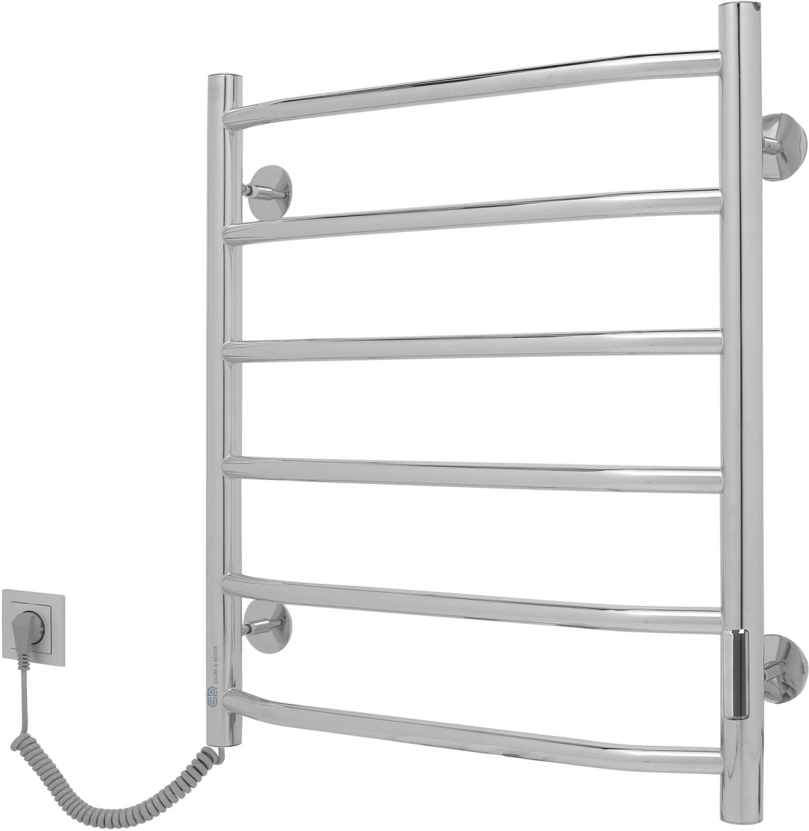 Полотенцесушитель электрический Gloss&Reiter тип Э2, модель Л.50х60.Т6(Л) Таймер хром Полотенцесушитель электрический Gloss&Reiter тип Э2, модель Л.50х60.Т6(Л) Таймер хром