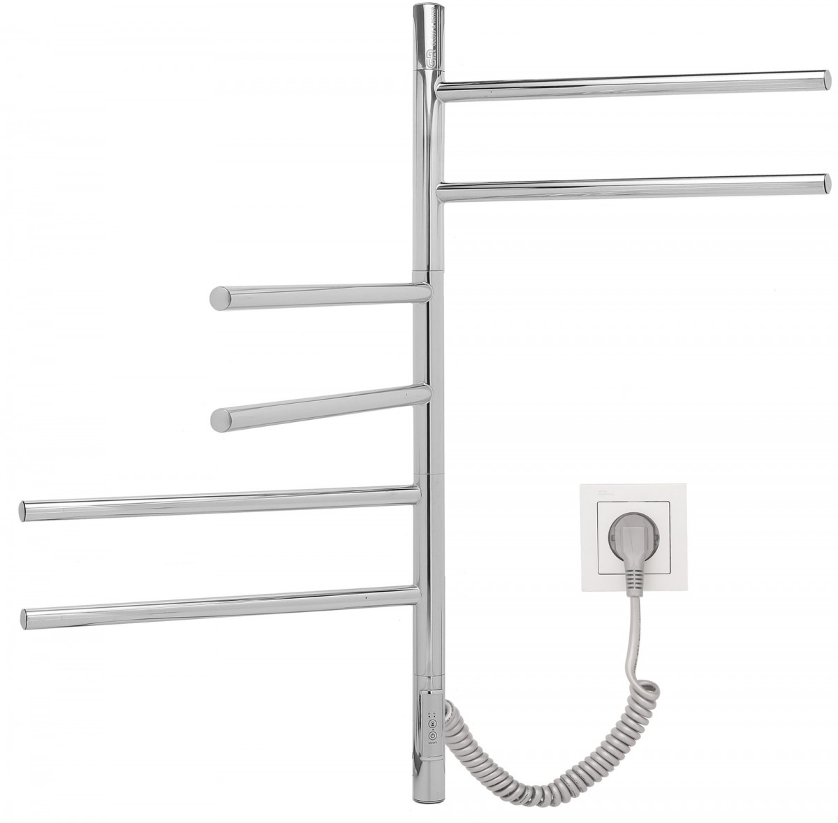 Полотенцесушитель электрический Gloss&Reiter Е2. Ti#1 L.43х80.F6 timer графит Полотенцесушитель электрический Gloss&Reiter Е2. Ti#1 L.43х80.F6 timer графит