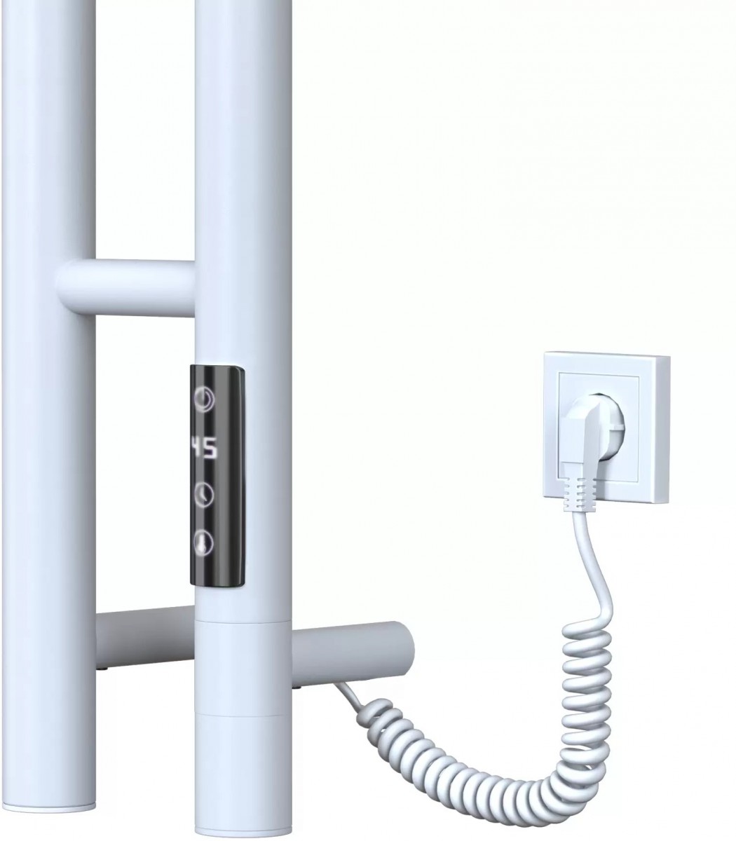 Полотенцесушитель электрический Gloss&Reiter DUOFIT.E2.L.25х140.H4.40.TIMER.WHITE белый Полотенцесушитель электрический Gloss&Reiter DUOFIT.E2.L.25х140.H4.40.TIMER.WHITE белый