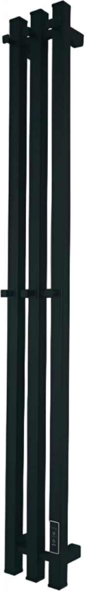 Полотенцесушитель электрический Маргроид Ferrum Inaro СНШ профильный 120x6x12 (6 крючков) черный матовый Полотенцесушитель электрический Маргроид Ferrum Inaro СНШ профильный 120x6x12 (6 крючков) черный матовый