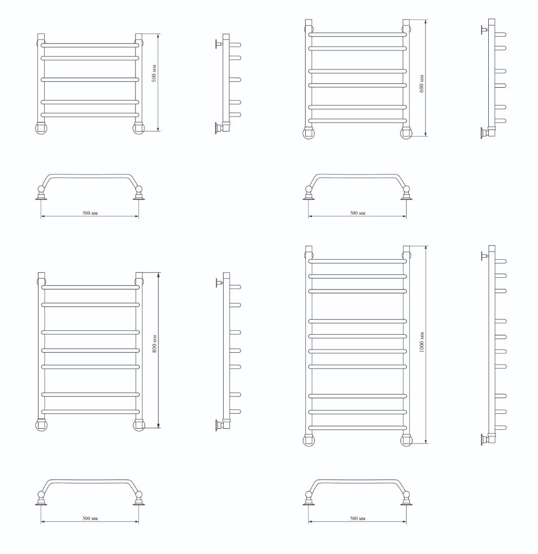 Полотенцесушитель водяной Luxon N 60/50 (6 перекладин) Полотенцесушитель водяной Luxon N 60/50 (6 перекладин)