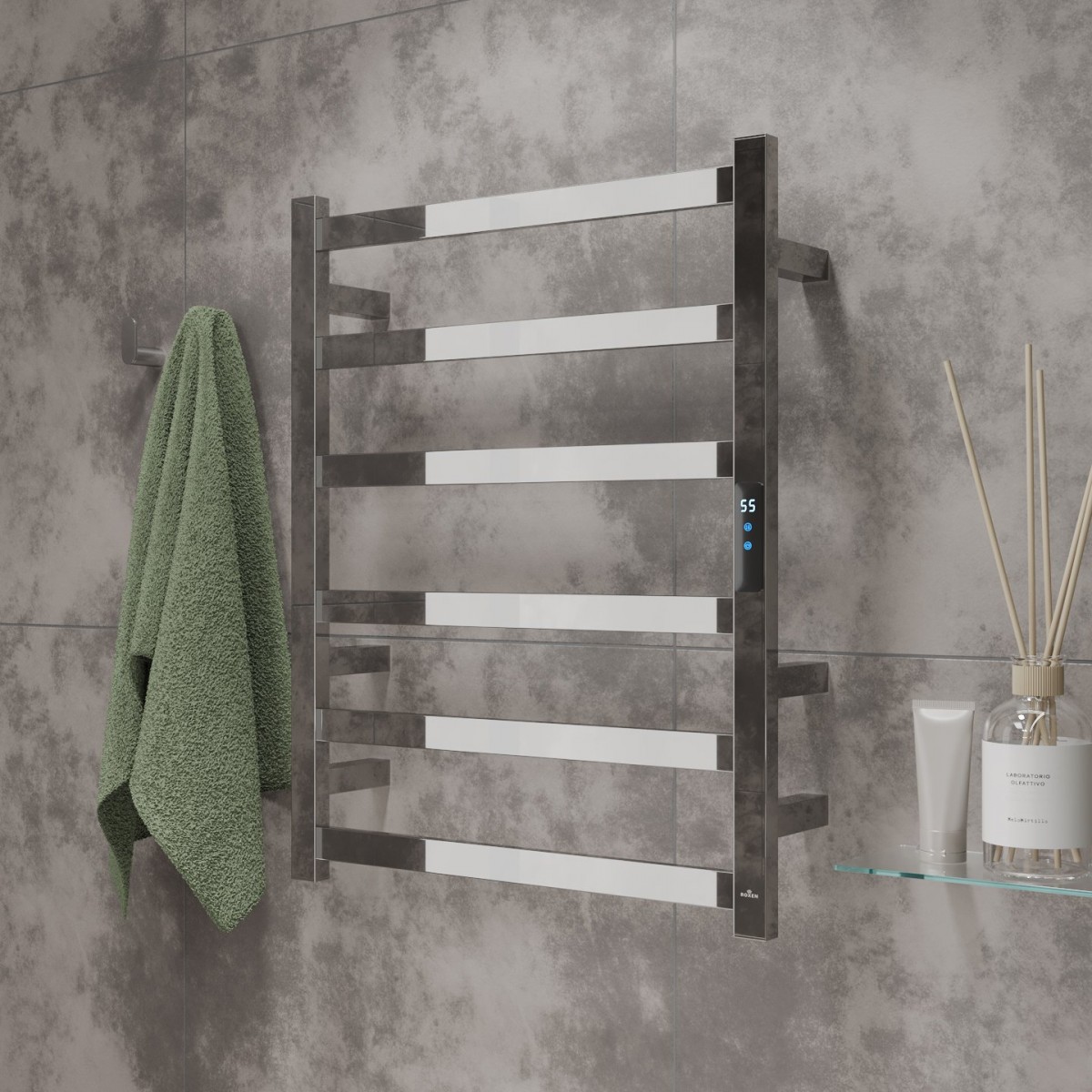 Полотенцесушитель электрический Roxen Plaza 11040-5063C хром Полотенцесушитель электрический Roxen Plaza 11040-5063C хром