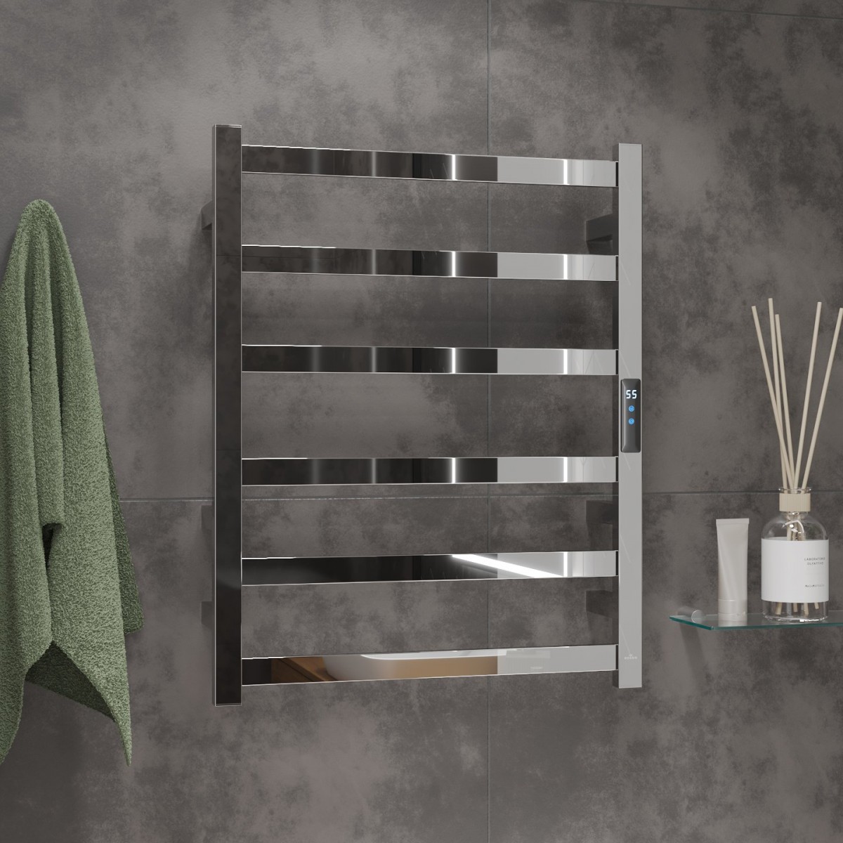 Полотенцесушитель электрический Roxen Plaza 11040-5063C хром Полотенцесушитель электрический Roxen Plaza 11040-5063C хром