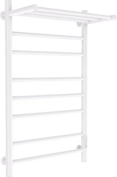 Полотенцесушитель электрический Маргроид Ferrum Вид 10 СНШ с полкой 80/50 (белый мат, таймер справа) Полотенцесушитель электрический Маргроид Ferrum Вид 10 СНШ с полкой 80/50 (белый мат, таймер справа)