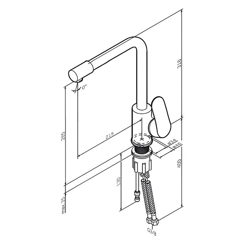 Смеситель AM.PM Like F8005722 Смеситель AM.PM Like F8005722
