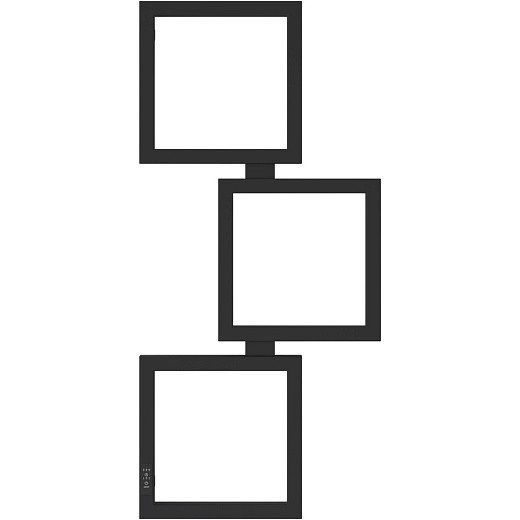 Полотенцесушитель электрический Сунержа Этюд Es (левый) 1050х500 чёрный Полотенцесушитель электрический Сунержа Этюд Es (левый) 1050х500 чёрный