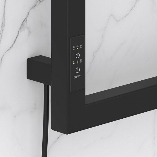 Полотенцесушитель электрический Сунержа Этюд Es (левый) 1050х500 чёрный Полотенцесушитель электрический Сунержа Этюд Es (левый) 1050х500 чёрный