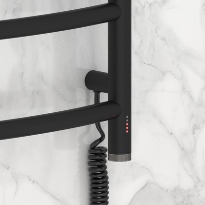 Полотенцесушитель электрический Сунержа Галант 4.0, 1000x500, МЭМ правый, чёрный матовый 31-0831-1050 Полотенцесушитель электрический Сунержа Галант 4.0, 1000x500, МЭМ правый, чёрный матовый 31-0831-1050