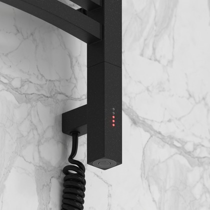 Полотенцесушитель электрический Сунержа Аркус 3.0, 600x400, МЭМ правый, тёмный титан муар 15-5705-6040 Полотенцесушитель электрический Сунержа Аркус 3.0, 600x400, МЭМ правый, тёмный титан муар 15-5705-6040