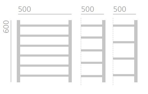 Полотенцесушитель водяной Ростела Соната (бок.подв., 1 Полотенцесушитель водяной Ростела Соната (бок.подв., 1