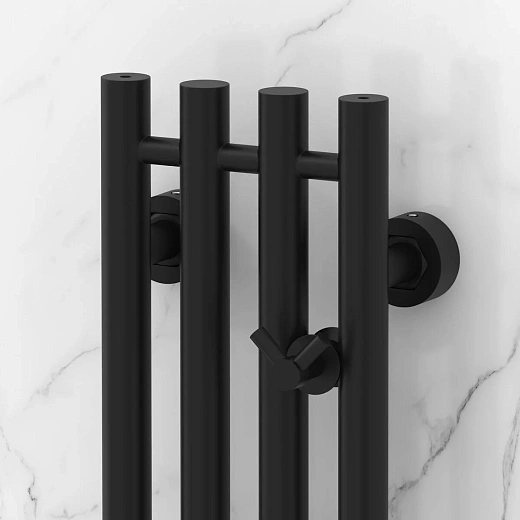 Полотенцесушитель водяной Сунержа Кантата Pro, 31-0446-1215, 1200x150, матовый черный Полотенцесушитель водяной Сунержа Кантата Pro, 31-0446-1215, 1200x150, матовый черный