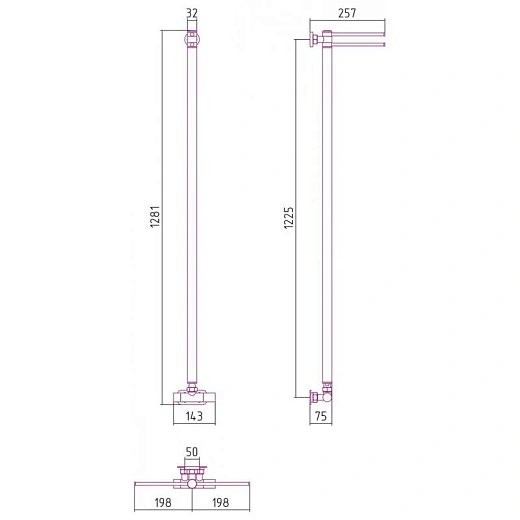 Полотенцесушитель водяной Сунержа Лайк EU50+ 12-0213-1200, 1200x50, белый Полотенцесушитель водяной Сунержа Лайк EU50+ 12-0213-1200, 1200x50, белый