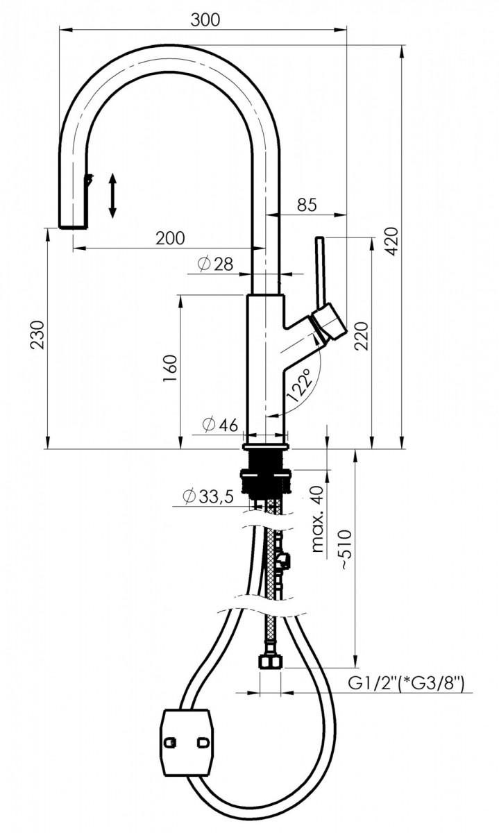 Смеситель Rubineta Bona-33 PO Смеситель Rubineta Bona-33 PO