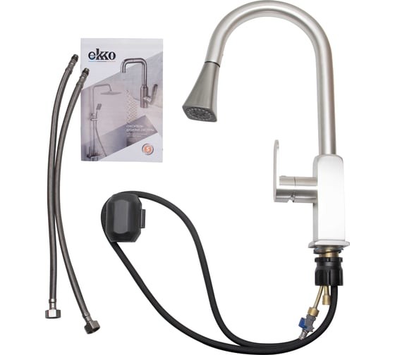 Смеситель Ekko E6003-5 (сатин) Смеситель Ekko E6003-5 (сатин)