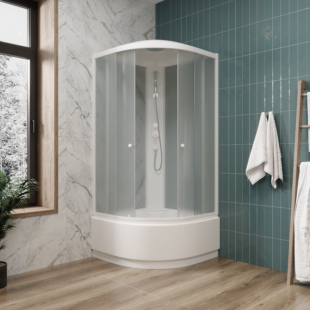 Душевая кабина Parly Effect EF921 90x90 матовое стекло / матовые задние стенки Душевая кабина Parly Effect EF921 90x90 матовое стекло / матовые задние стенки