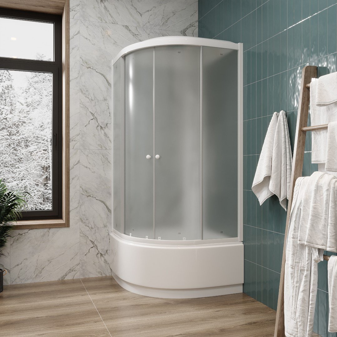 Душевая кабина Parly Effect EF921 90x90 матовое стекло / матовые задние стенки Душевая кабина Parly Effect EF921 90x90 матовое стекло / матовые задние стенки