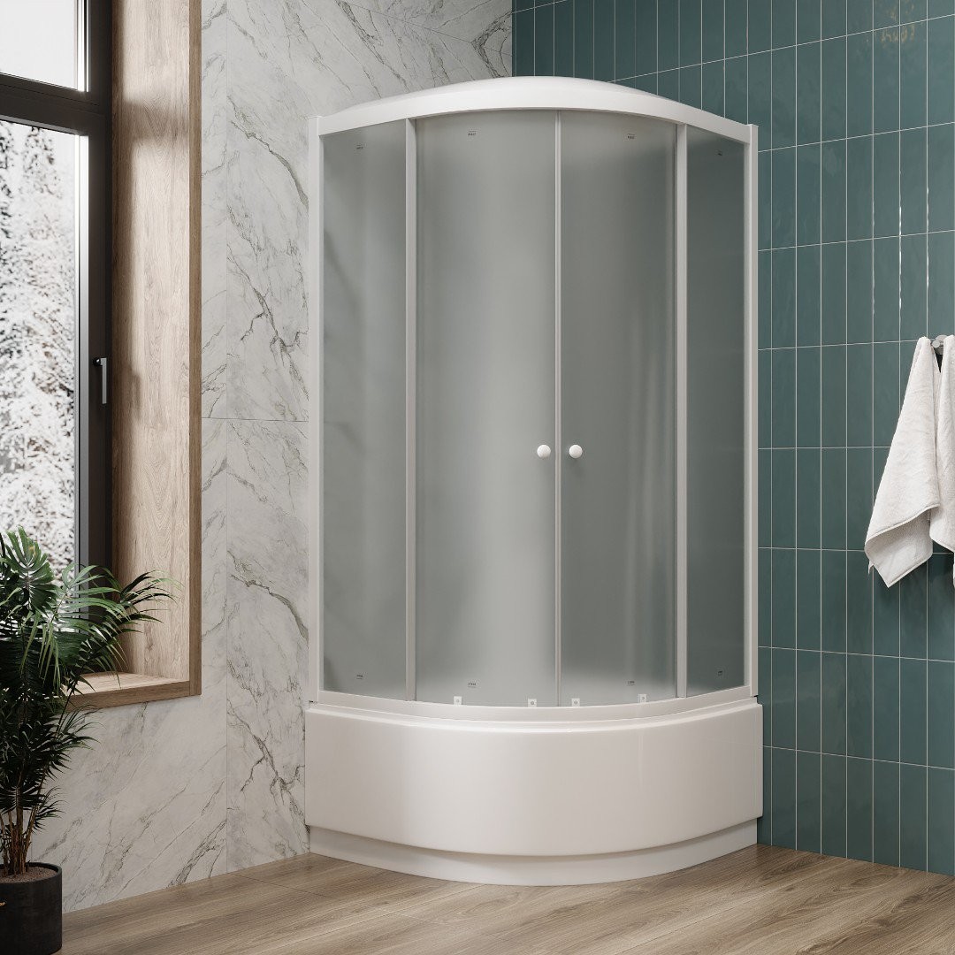 Душевая кабина Parly Effect EF921 90x90 матовое стекло / матовые задние стенки Душевая кабина Parly Effect EF921 90x90 матовое стекло / матовые задние стенки