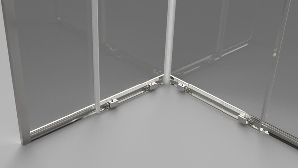 Душевой уголок Aquabath Atlas AB-04F-1280-2000 120x80 стекла прозрачные, профиль хром Душевой уголок Aquabath Atlas AB-04F-1280-2000 120x80 стекла прозрачные, профиль хром