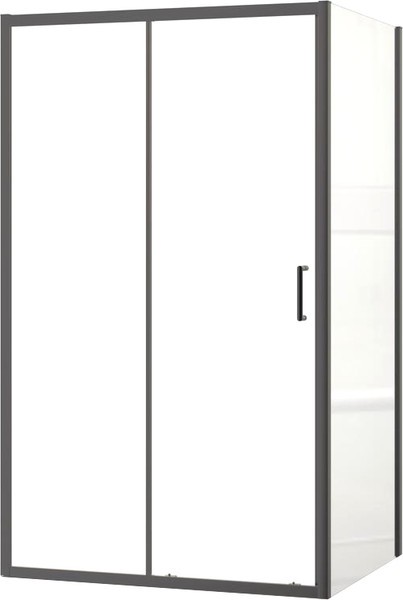 Душевой уголок Aquabath Atlas AB-11C-1080-2000 100x80 стекла прозрачные, профиль оружейная сталь Душевой уголок Aquabath Atlas AB-11C-1080-2000 100x80 стекла прозрачные, профиль оружейная сталь