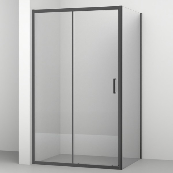 Душевой уголок Aquabath Atlas AB-11C-1080-2000 100x80 стекла прозрачные, профиль оружейная сталь Душевой уголок Aquabath Atlas AB-11C-1080-2000 100x80 стекла прозрачные, профиль оружейная сталь