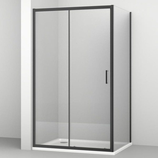 Душевой уголок Aquabath Atlas AB-11C-1080-2000 100x80 стекла прозрачные, профиль оружейная сталь Душевой уголок Aquabath Atlas AB-11C-1080-2000 100x80 стекла прозрачные, профиль оружейная сталь