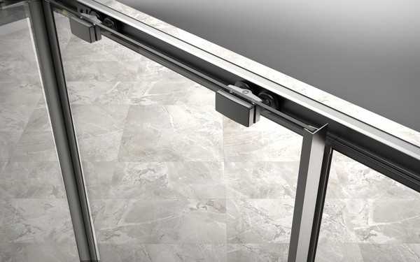 Душевой уголок Aquabath Atlas AB-11C-1080-2000 100x80 стекла прозрачные, профиль оружейная сталь Душевой уголок Aquabath Atlas AB-11C-1080-2000 100x80 стекла прозрачные, профиль оружейная сталь