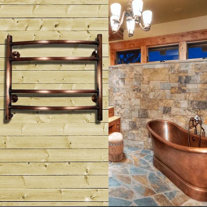 Полотенцесушитель водяной Fincopper FC 45x50 Ral 9016 (нижнее подключение, белый) Полотенцесушитель водяной Fincopper FC 45x50 Ral 9016 (нижнее подключение, белый)