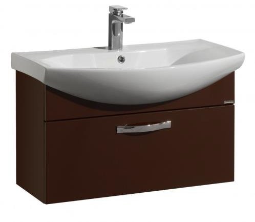 Тумба под умывальник Aquaton Ария 80 темно-коричневый Тумба под умывальник Aquaton Ария 80 темно-коричневый